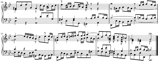 Bach BWV 861 sheet music